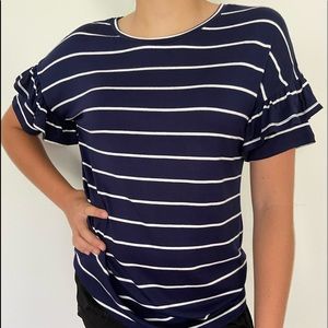 ultra flirt striped top